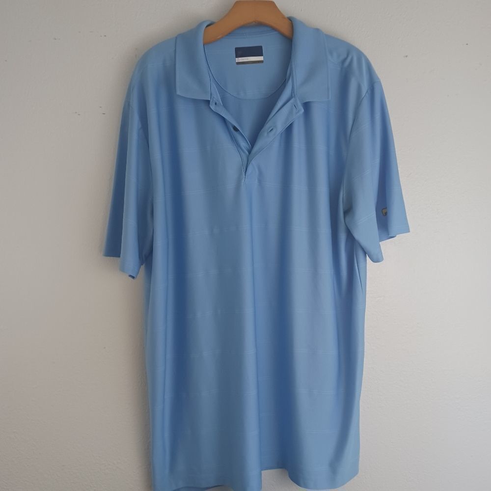 Jack Nicklaus polo blue short sleeve tshirt size XL